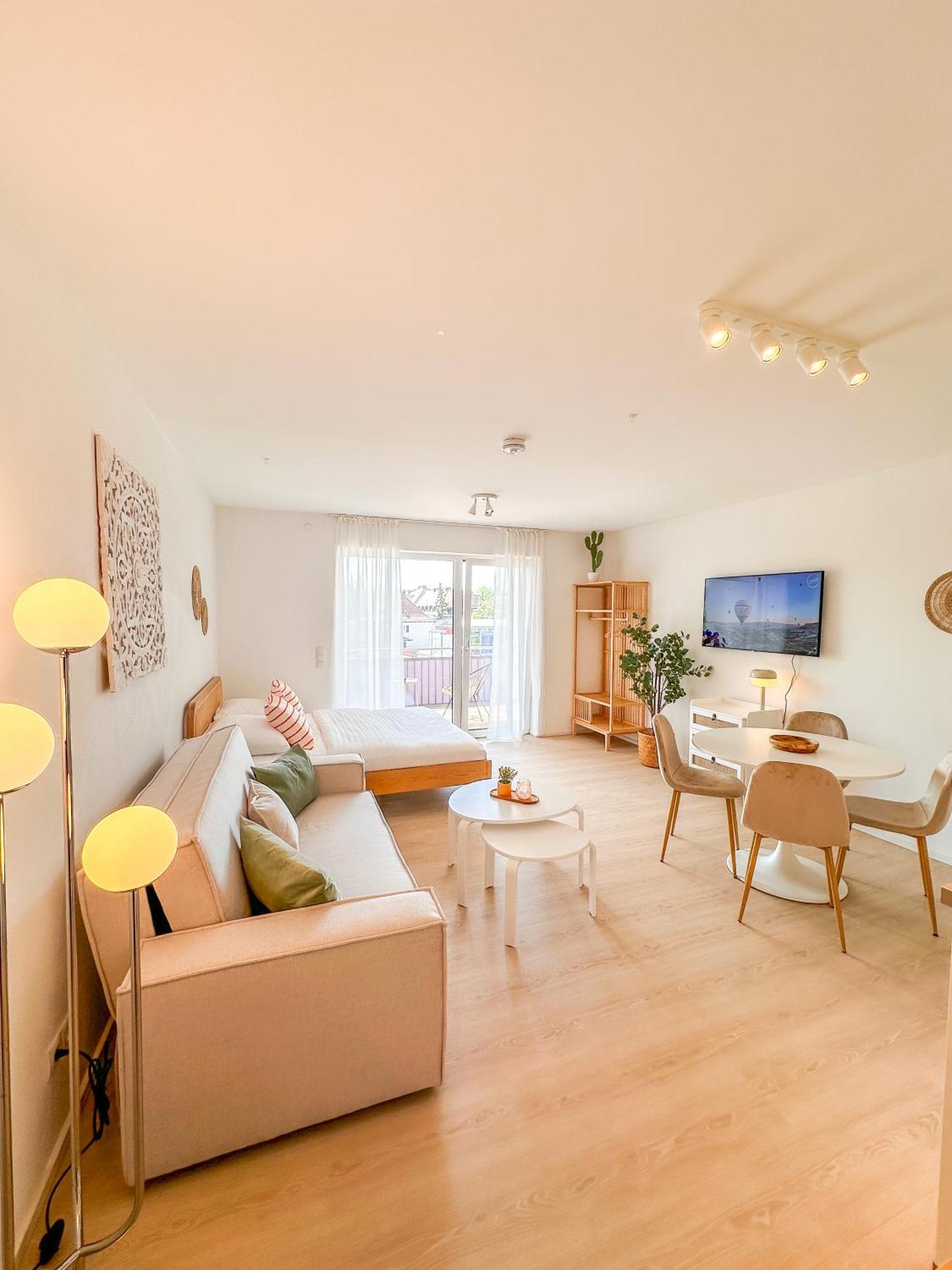 Thesunset Club - Studio II - Kueche - Balkon - Parken 메밍겐 외부 사진